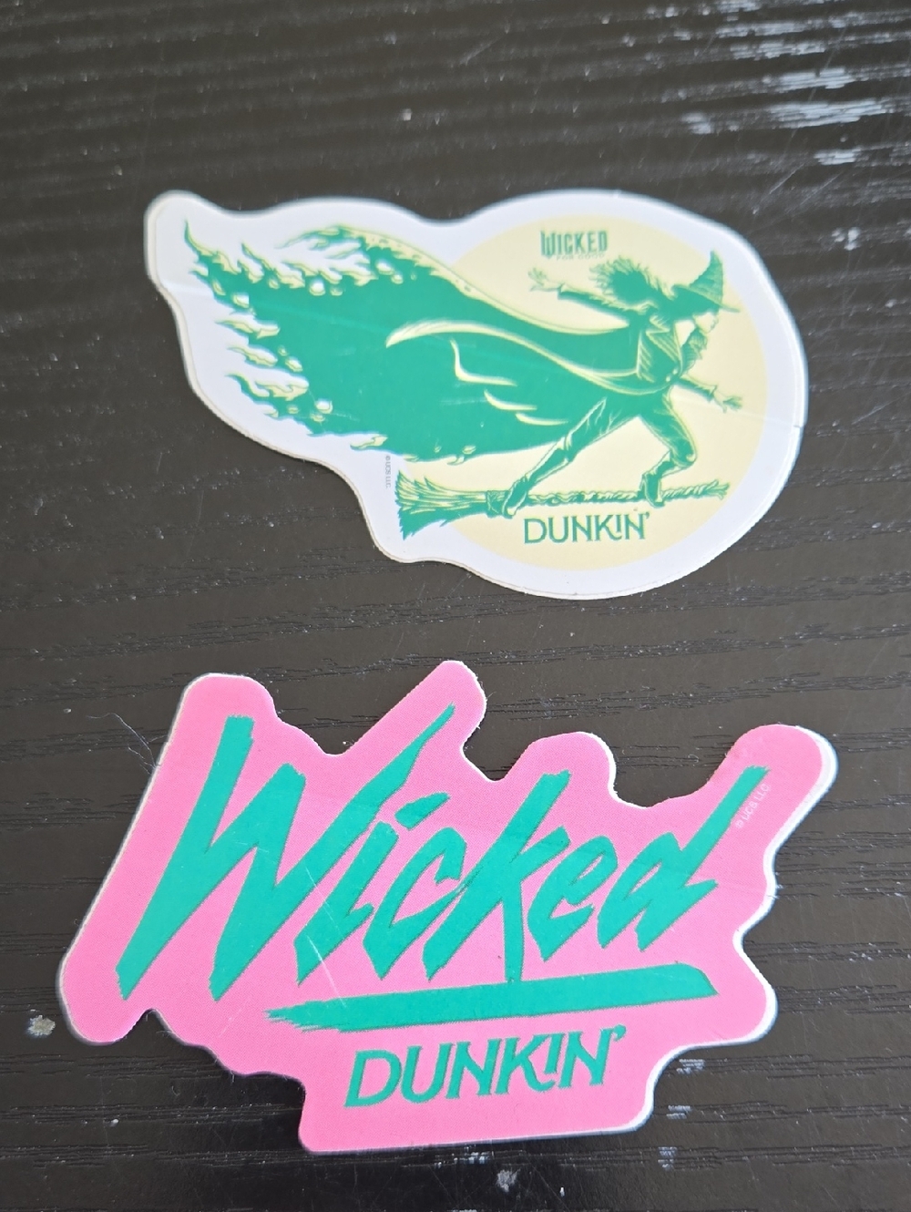 Wicked Dunkin' Sticker Set - Pink & Teal